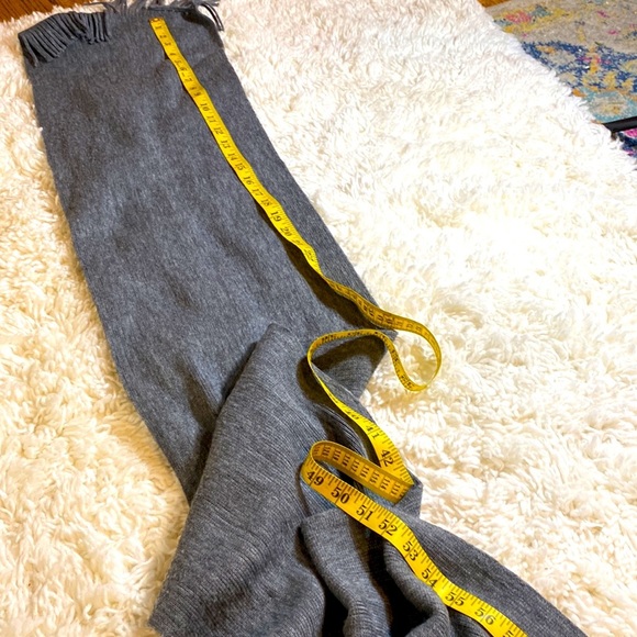 GRAY WINTER SCARF WOOL BLEND 12x 67” EUC PERFECT WARM COZY WRAP EUC - Picture 6 of 6